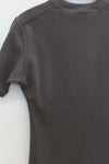 SWAYING/KNIT round hem half-sleeved pullover SW24SS1T45 dark gray
